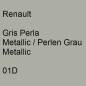 Preview: Renault, Gris Perla Metallic / Perlen Grau Metallic, 01D.